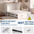 White Farmhouse Murphy Bed with Drawer & Charging Station – Foldable Cabinet Bed for Guest Room, Home Office-129228132