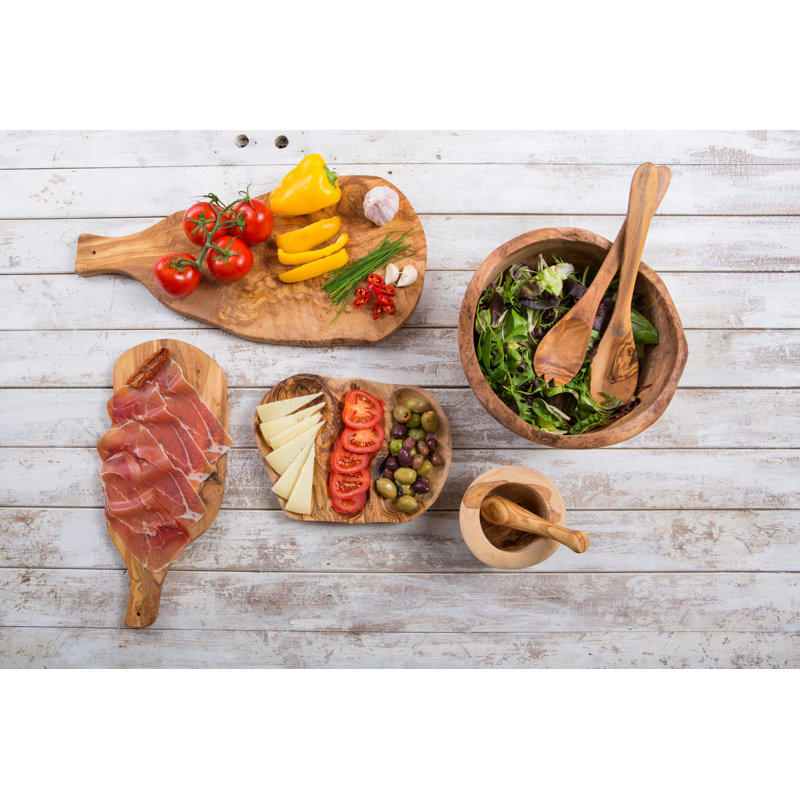 August Grove Everest Wood Salad Bowl