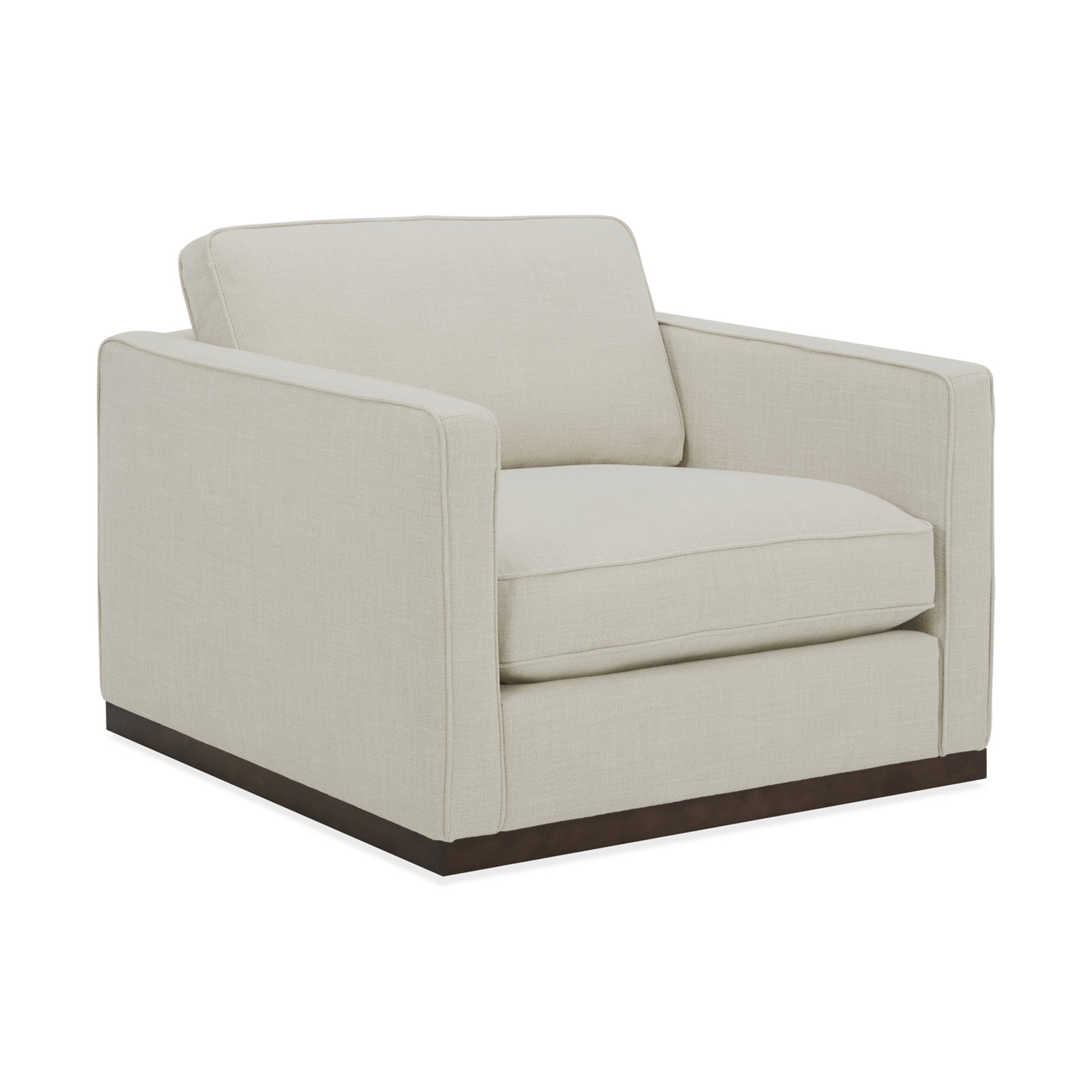 Bobbi 3 Piece Upholstered Living Room Set, Effie Linen Performance Linen