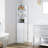 67" Tall Corner Cabinet with Adjustable Shelves
