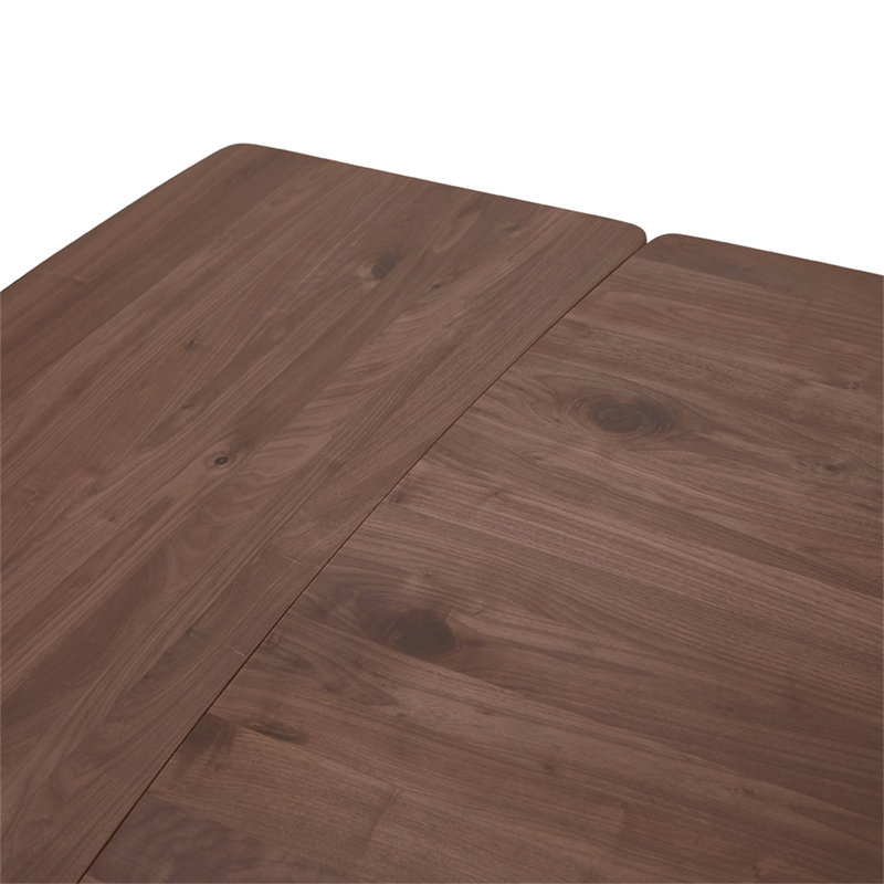 Eden Modern Extendable Walnut Wood Dining Table Large