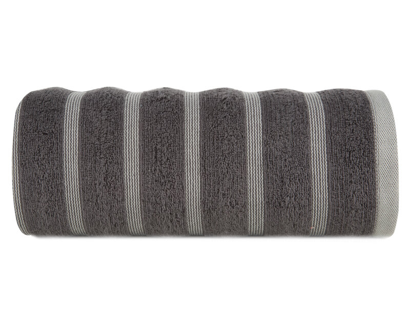 Kinsleigh Midweight Jacquard Hand Towel, Graphite