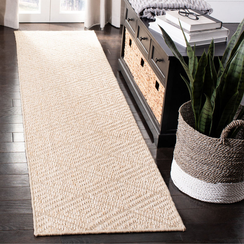 Tapis en sisal Rodanthe, Tapis de couloir 2 pi 3 po x 12 pi