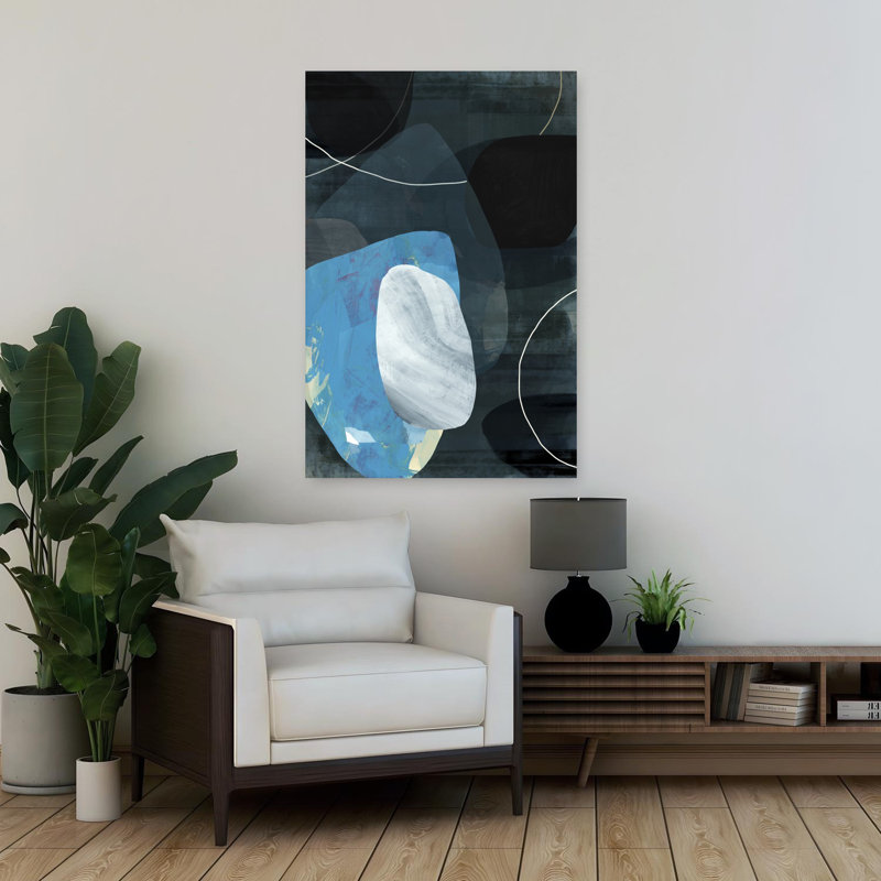 Art contemporain contemporain abstrait, H 36 po x l 24 po