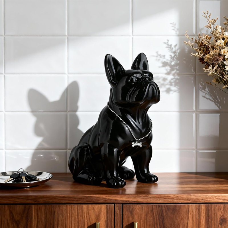 Statue bouledogue français