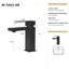 Bothwa Home 7.11" CUPC Certified Single Handle Bathroom Sink Faucet (Matt Black Finish)-117992754