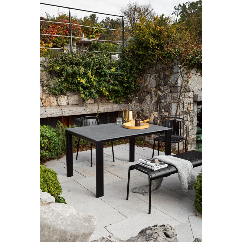 Easy Metal Outdoor Chair, Matt Black