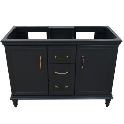 Binni 48'' Double Bathroom Vanity Base Only