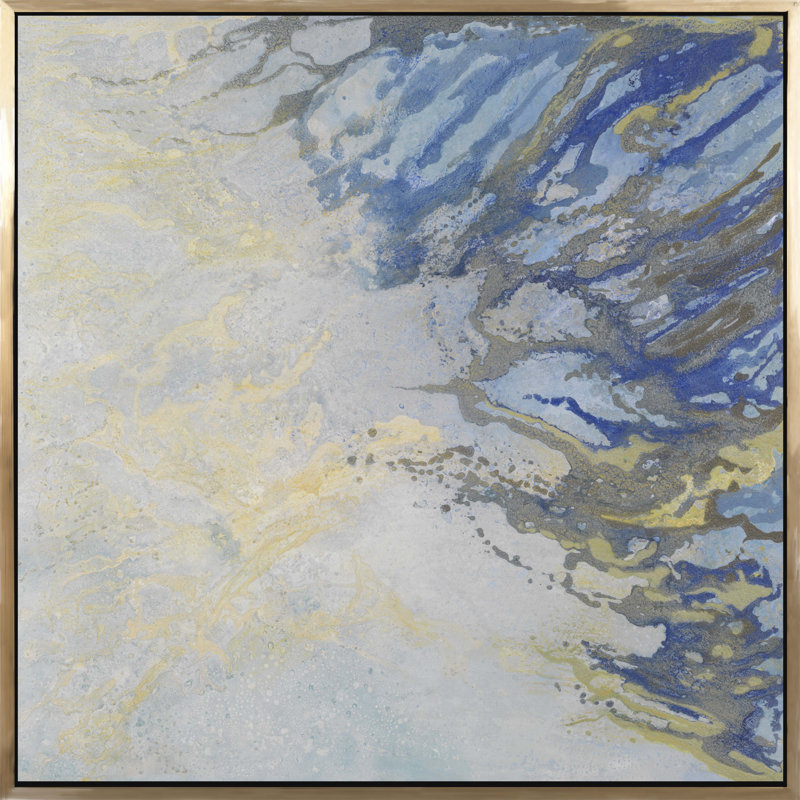 Surf's Edge Painting, 48" H x 48" W x 2.25" D