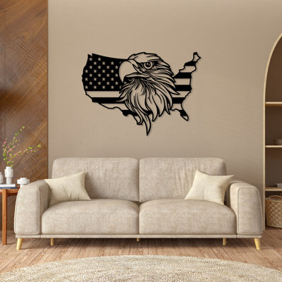 American Flag Eagle Wall Art