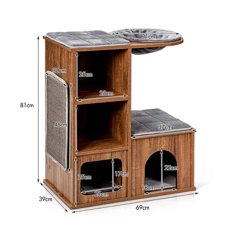Louisiana 81cm H Cat Tree