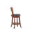Analuz Swivel Upholstered Counter Stool with Solid Wood Frame-2143725344-2143725345