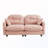 Chenille loveseat with tufted Cushion Backrest-855561682