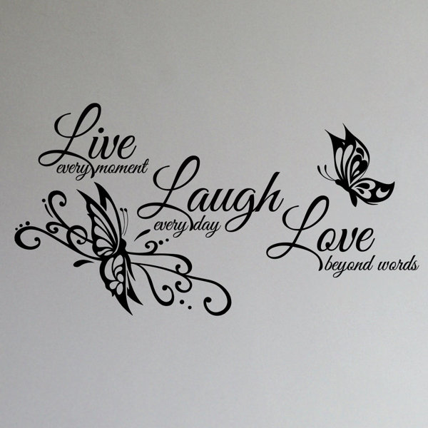 Cherish, Live, Dream, Laugh, Love - 2082 - Stickers Wall