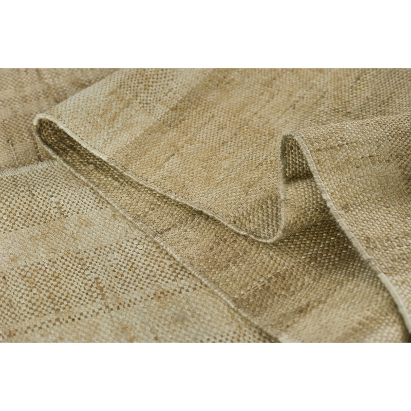 Geometric Area Rug in Tan, Rectangle 6'3" x 9'