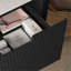 Armoire murale 24 po sans lavabo, avec un tiroir, 24 po, couleur noire