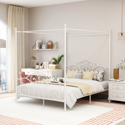 Alberts Metal Canopy Bed
