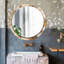 Johari Bone Round Mirror