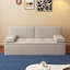 Canapé-lit 79 po en tissu multifonctionnel, canapé-lit convertible avec coussin de soutien en mousse pour appartement et studio-230413790