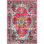 Tapis rose à motif bohème rétro tissé à la machine Performance Juliemarie