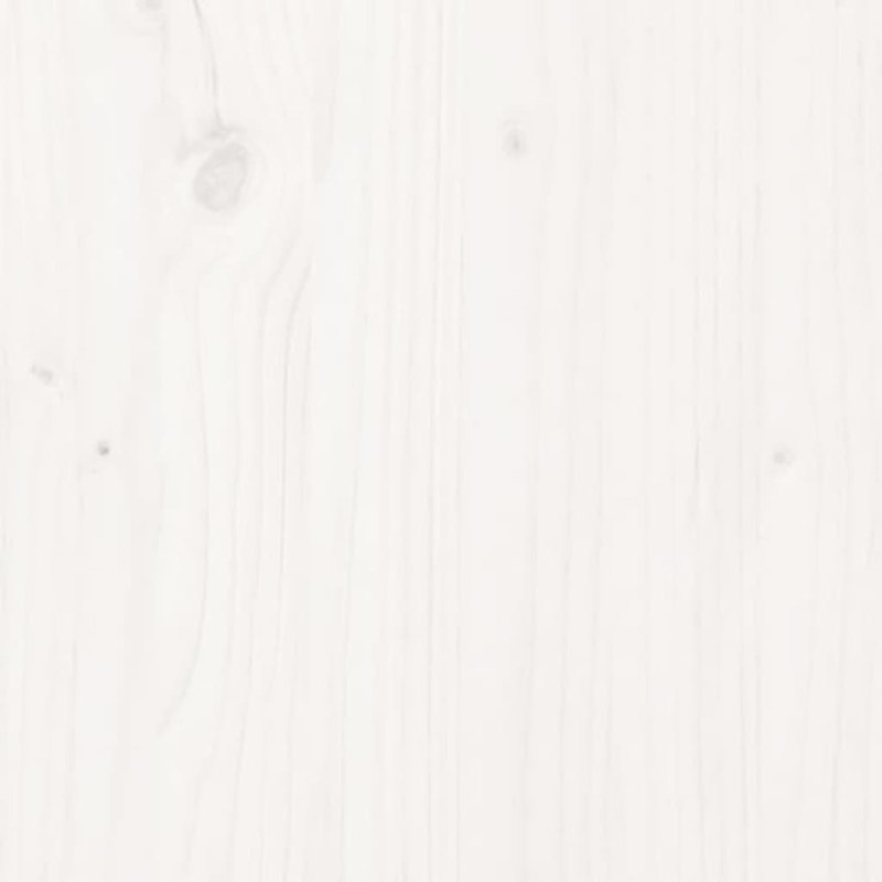 Reiken Headboard White 205.5x4x100 cm Solid Pine Wood