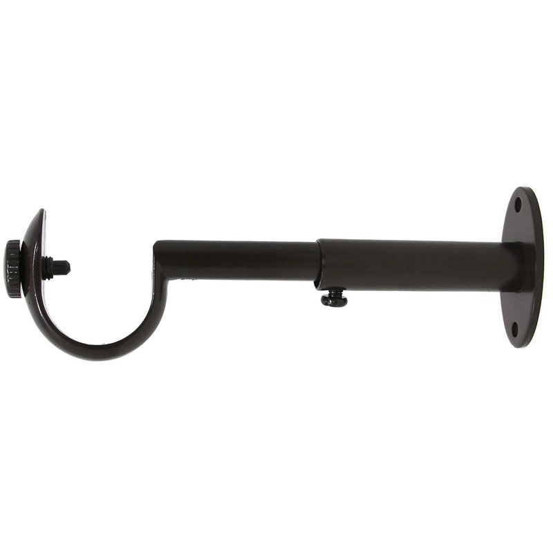 Support de rideau en zinc Pesina, Bronze