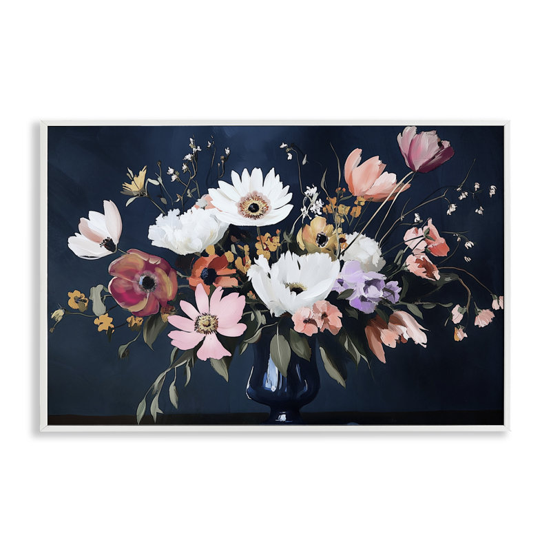 Giclée encadrée, conception par Annabelle Hall, H 12 po x l 18 po, Estampe numérique encadrée blanc bord de mer