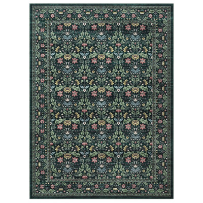 Tapis floral rétro Boho pour salon, chambre à coucher et salle de lavage