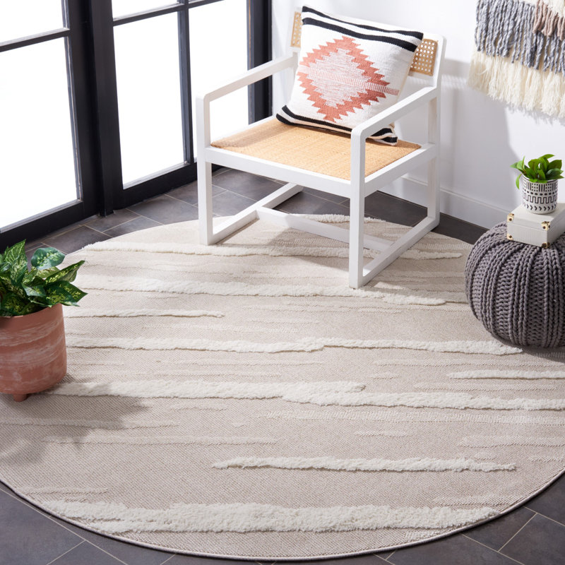 Trends Performance Abstract Rug, Round 6'7"