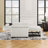 Versatile Convertible Sleeper Chair Sofa Bed with Adjustable Backrest and Pillow-1321230195
