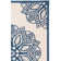 Arneshia Beige/Navy Indoor/Outdoor Area Rug