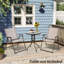 Chaise de patio pliante en métal Hickley-1747618591