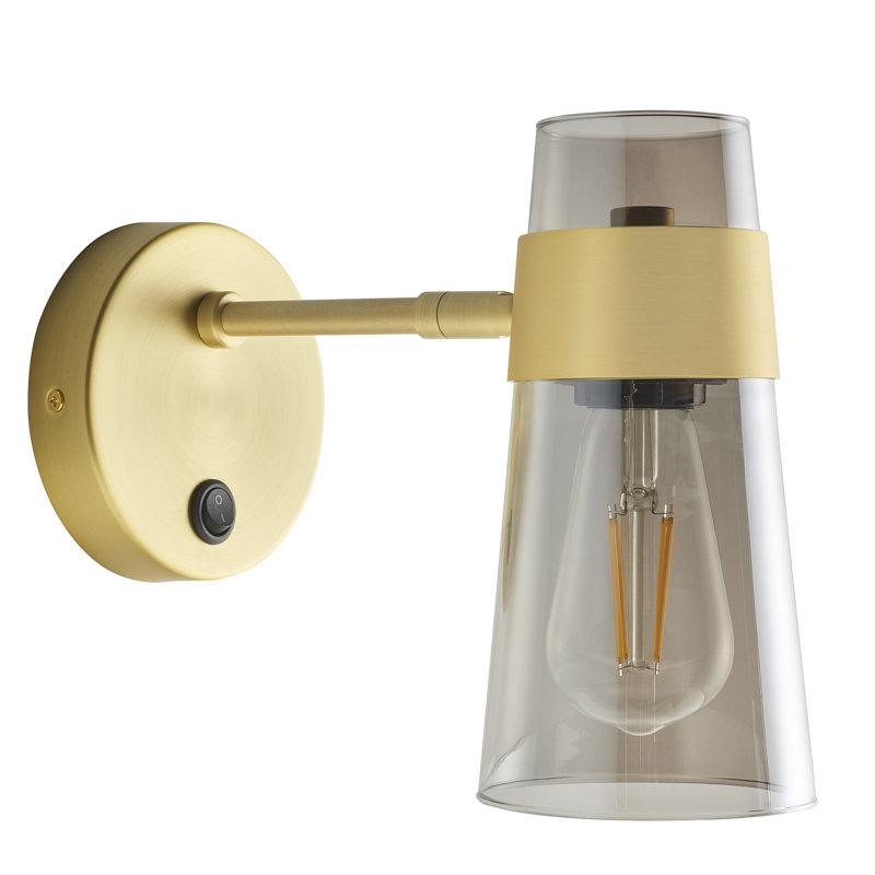 Jamarion Armed Sconce, Antique Brass