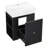 Wall Bathroom Vanity with Sink and side shlef-1893298118