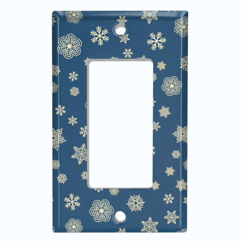 Plaque murale d'interrupteur à bascule Christmas 1-Gang, H 4,5 po x l 2,75 po x P 0,15 po