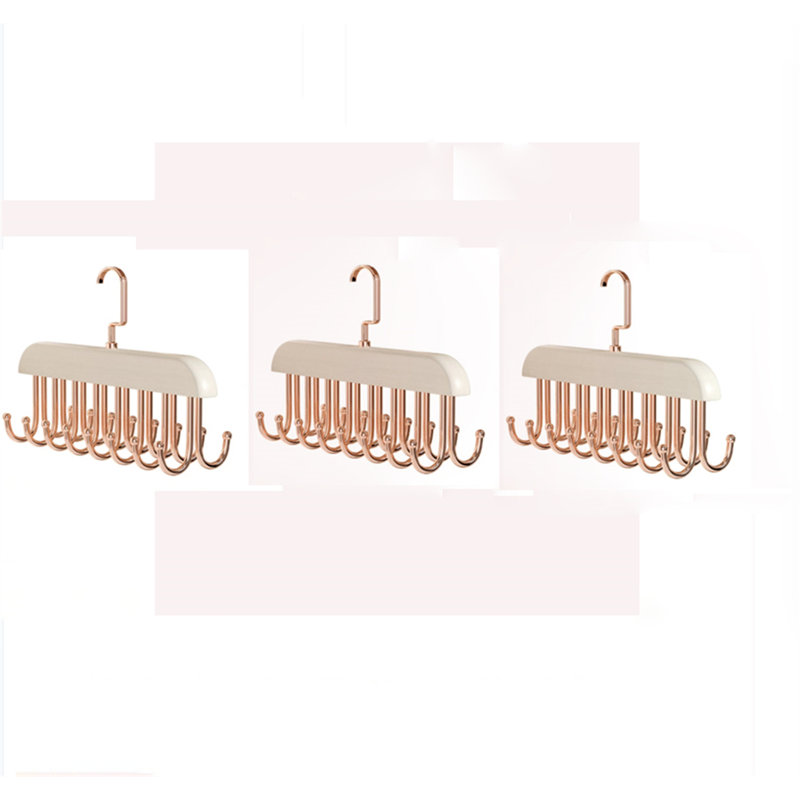 Solid Wood Multi-Functional Clothes Hanger, 3