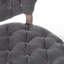 Chaise Parsons rembourrée et capitonnée Richard-564726188