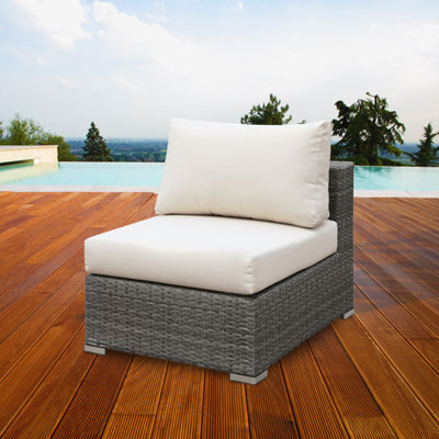 Outdoor Dining Side Chair with Cushions