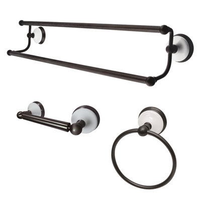 Victorian 3 Piece Bathroom Hardware Set