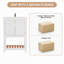 Meuble-lavabo autoportant 24 po avec lavabo, porte double et tablette ouverte 24 po, blanc-978537929-978537943