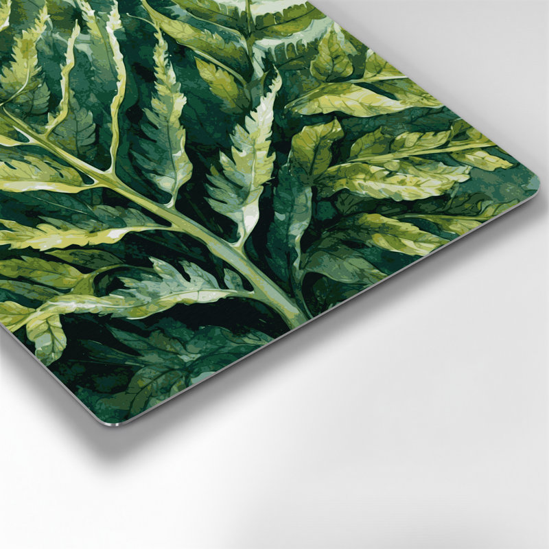 Art mural en métal Botanical Sensitive Fern, H 96 po x l 96 po x P 0,05 po
