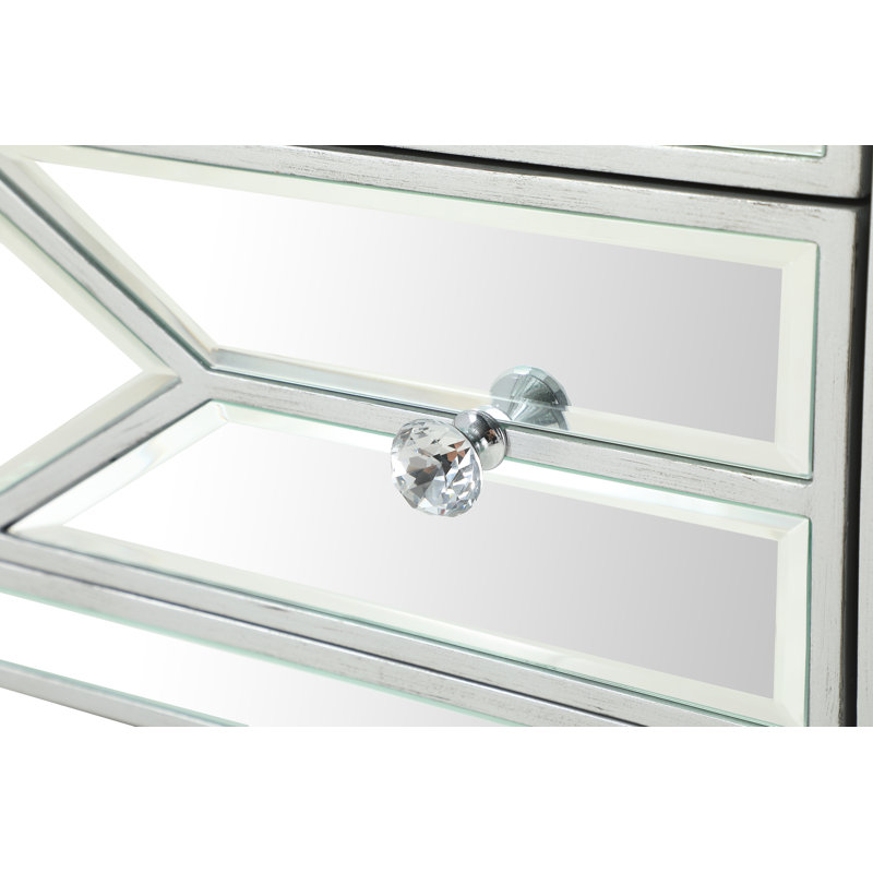 Bashaw Accent Chest, Silver