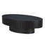 Table basse moderne ovale pour le salon-541663310