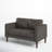 Jordy 54.5'' Faux Leather Loveseat-287458529