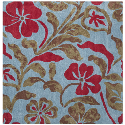 Armstrong Hand Tufted Wool & Viscose Floral Rug