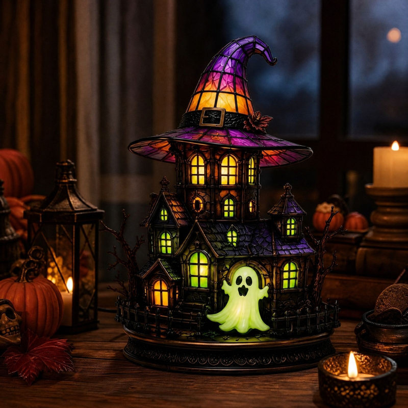 Halloween Night Light Witch's Hat Light
