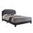 Grey Upholstered Queen Bed