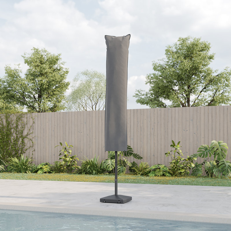 Outdoor Patio Umbrella Cover, Gray