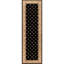 Tapis traditionnel noir Charlton Home® Doykos Fleur De Lis-99470835