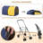 Foldable Pet Stroller with Double Detachable Carriers, Folding Dog Cat Jogger Stroller with Tether-95924708